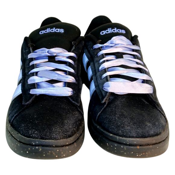 Adidas Grand Court Alpha Women's Black & Lavender Sneakers - Size: 7 1/2 - Picture 4 of 7